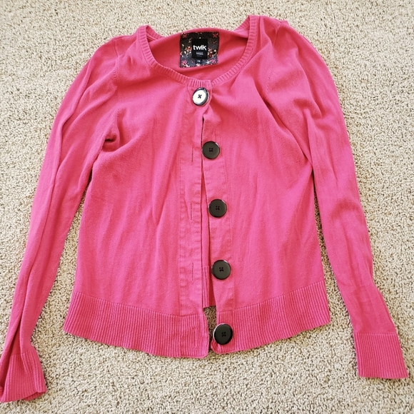 Simon's large button cardigan - Picture 1 of 2